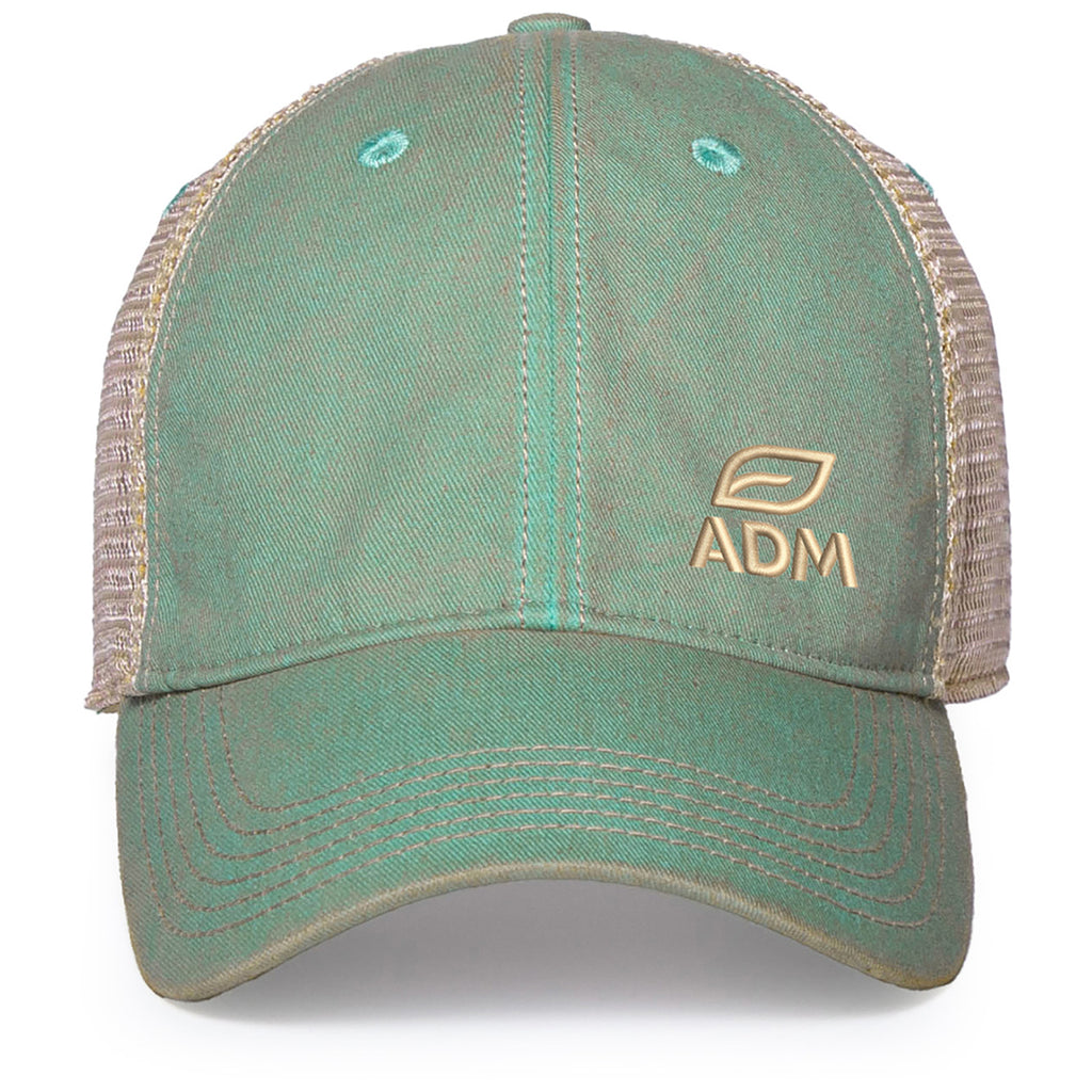 Merrimack Hat Co. Azul/Tan Austin Vintage Trucker