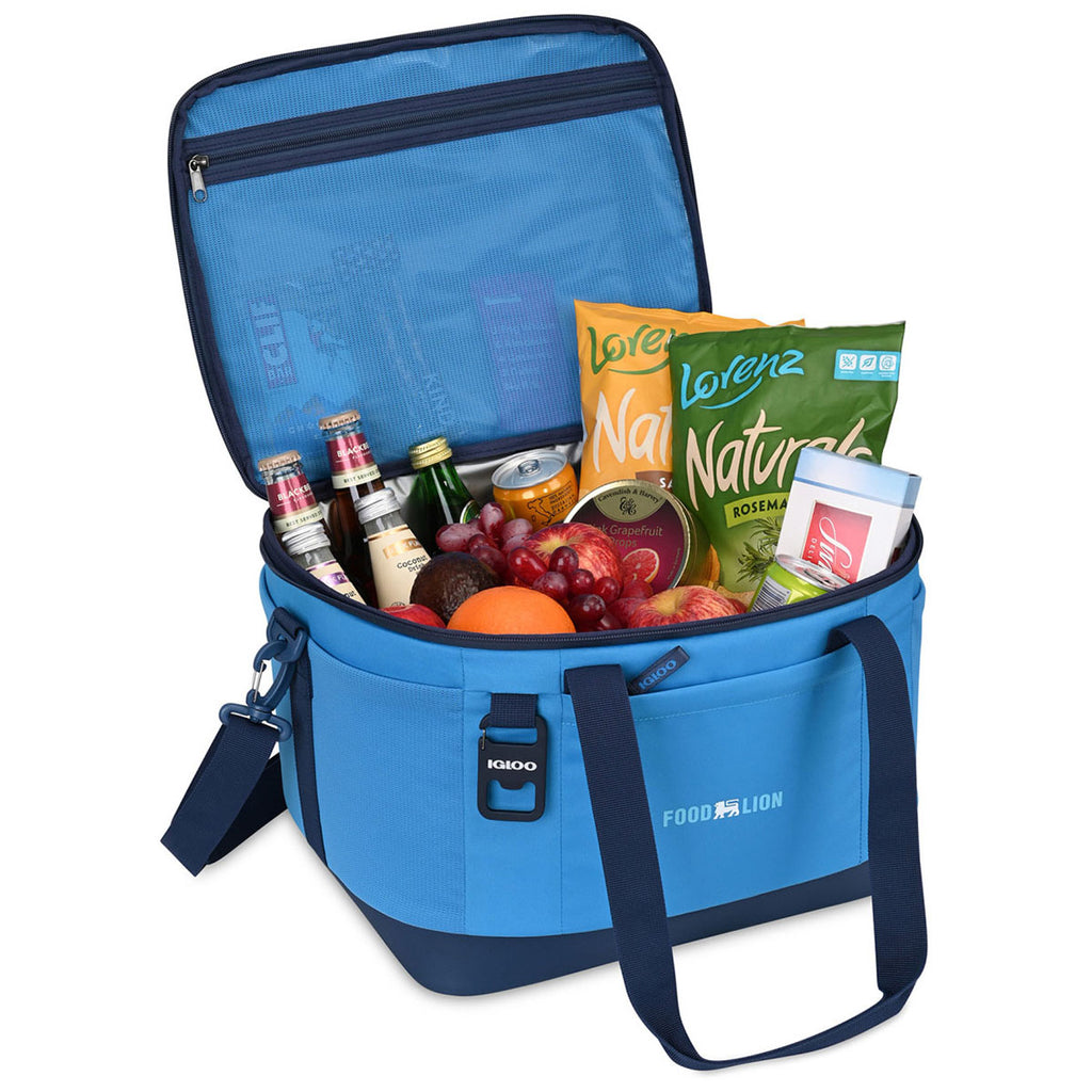 Igloo Brilliant Blue Day Chiller XL Box 38 Can Soft Cooler