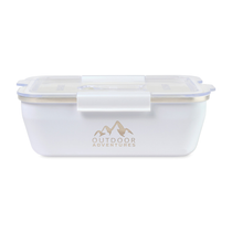 RIGWA White Travel Bento Box 8x5