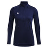 Under Armour Women's Midnight Navy Team Tech 1/2 Zip