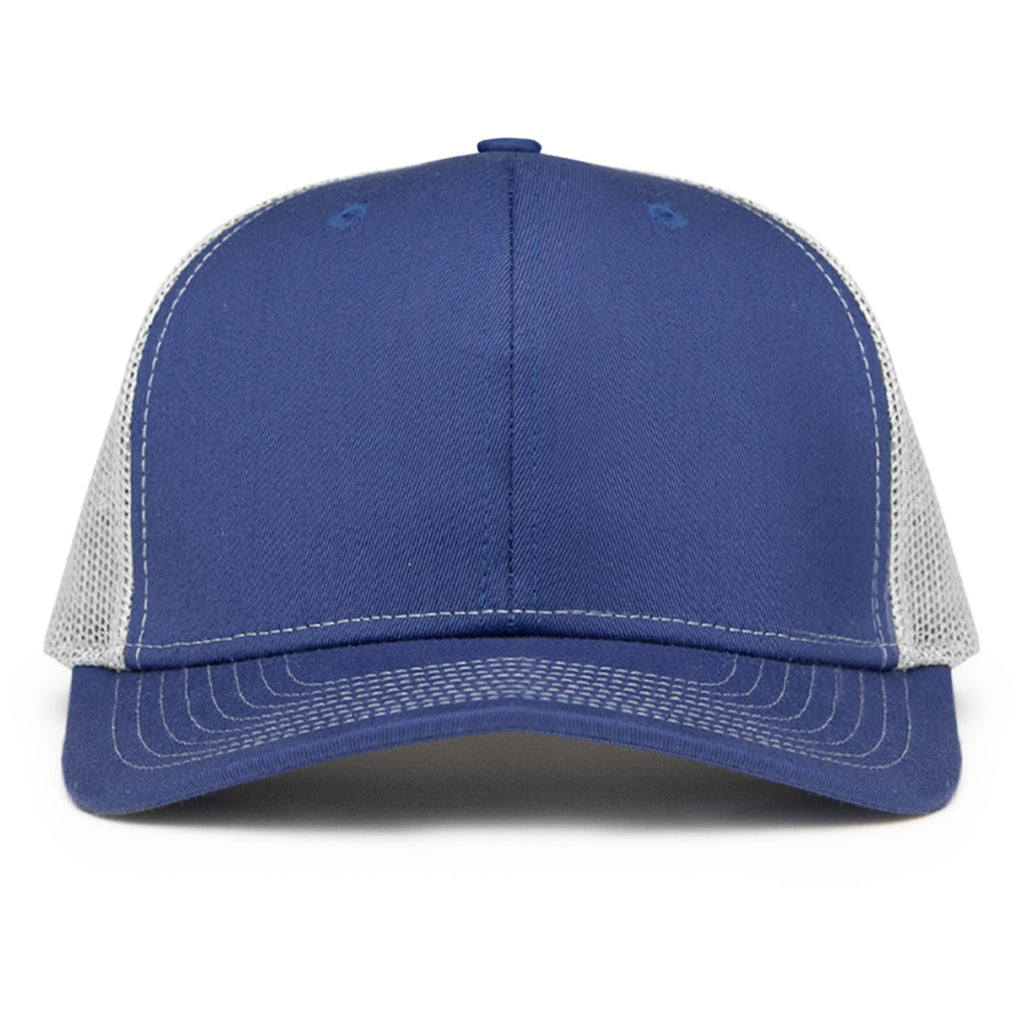 Hit Royal Blue with Grey Mesh The Hauler Classic Trucker