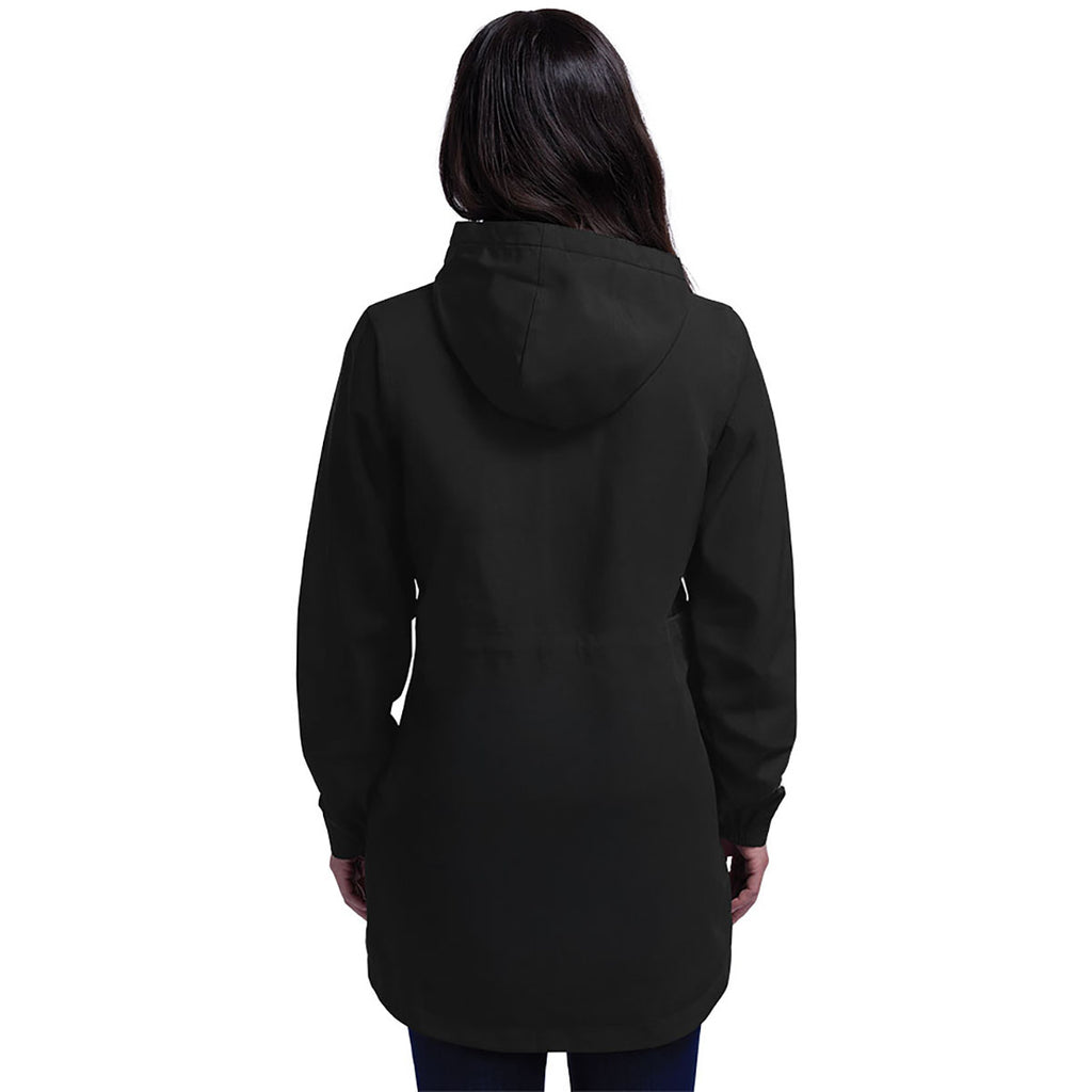 Charles River Women's Black Odyssey Waterproof Parka