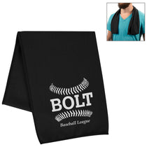 Hit Black rPET Cooling Sport Towel