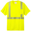 CornerStone Unisex Safety Yellow ANSI 107 Class 2 Segmented Tape Tee