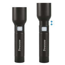 Beacon Black reNew Extreme Rechargeable Zoom Flashlight