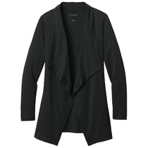Port Authority Women's Deep Black Breakwater Open Cardigan