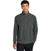 Mercer+Mettle Men's Storm Grey Linear Texture 1/4-Zip