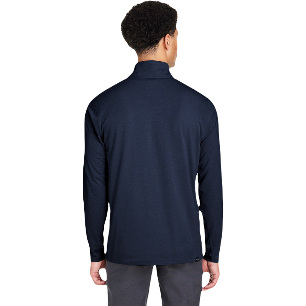 Puma Golf Men's Navy Blazer Bandon Quarter-Zip