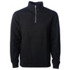 Independent Trading Co. Men's Black Midweight Quarter-Zip Pullover