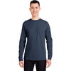 Vineyard Vines Unisex Blue Blazer/White Cap Long Sleeve Pocket T-Shirt