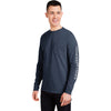 Vineyard Vines Unisex Blue Blazer/White Cap Long Sleeve Pocket T-Shirt