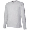 Vineyard Vines Unisex Grey Heather/Blue Blazer Long Sleeve Pocket T-Shirt