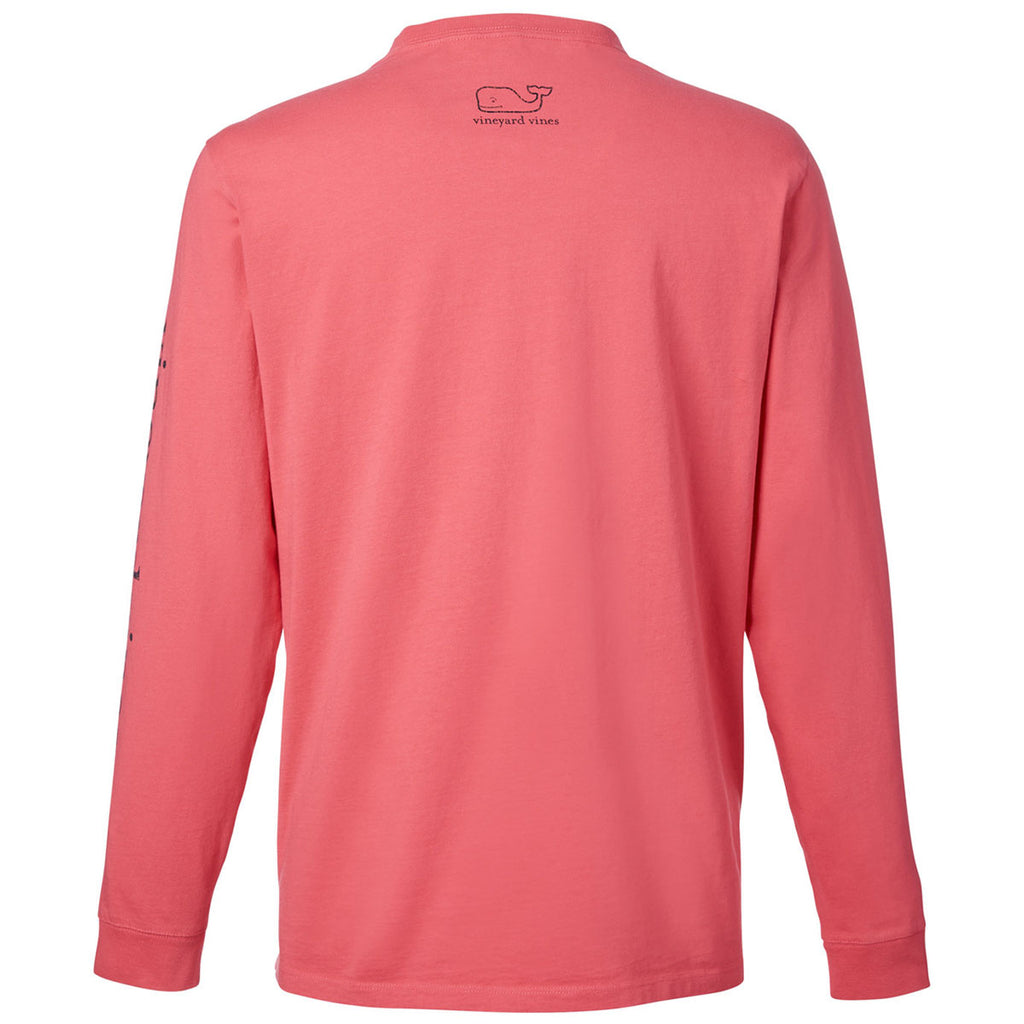 Vineyard Vines Unisex Jetty Red/Blue Blazer Long Sleeve Pocket T-Shirt