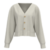 A. PUTNAM Women's Silver Birch V-Neck Cardigan