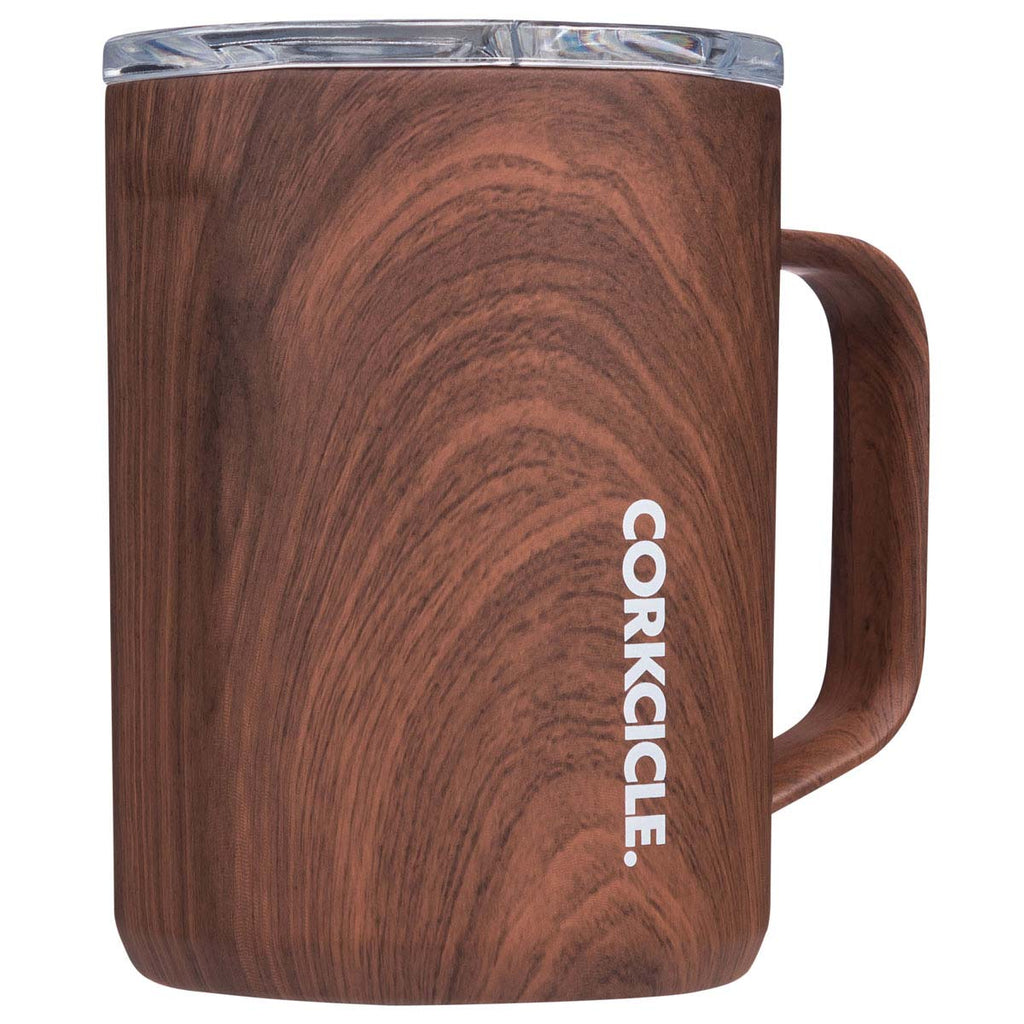 Corkcicle Walnut 16 oz. Coffee Mug