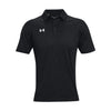 Under Armour Men's Black Tech Team Polo