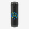 HidrateSpark Black Steel 17oz Chug Lid Bottle