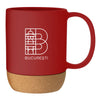 ETS Red 13 oz Beck Cork Base Mug