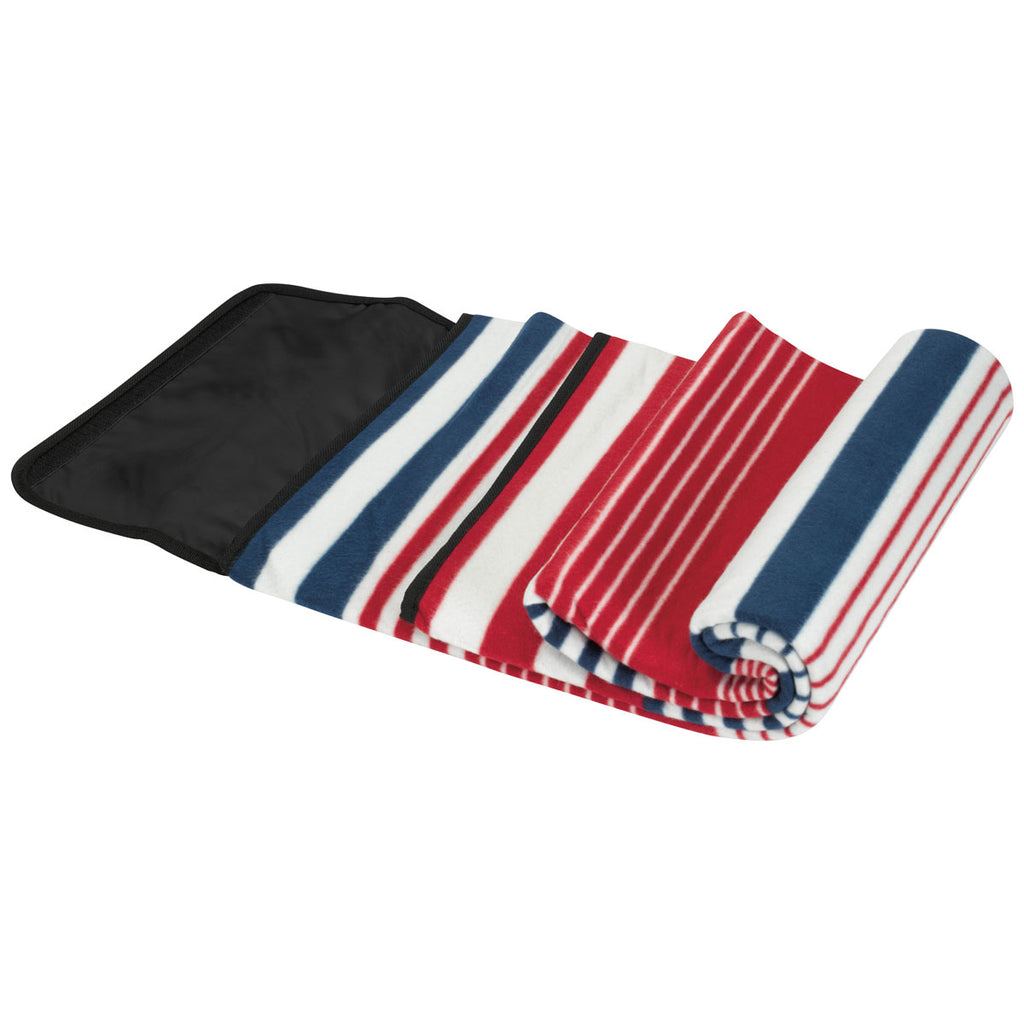 BIC Red Shoulder Strap Picnic Blanket