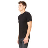 Bella + Canvas Unisex Black Jersey Short-Sleeve T-Shirt