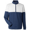 Puma Golf Men's Peacoat/Bright White Cloudspun Warm Up Quarter-Zip