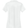 Nike Women's White Dri-FIT Short Sleeve Vertical Mesh Polo