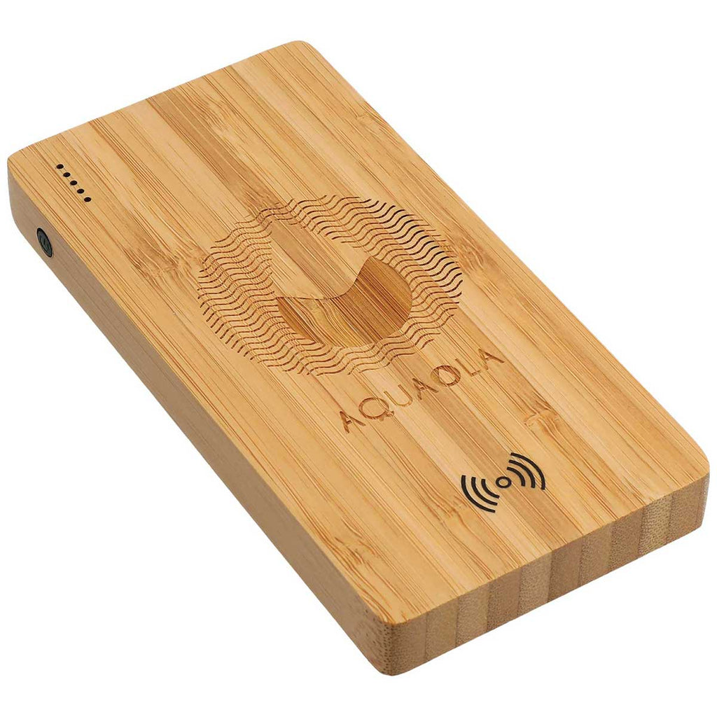 Leed's Wood Plank 5000 mAh Bamboo Wireless Power Bank