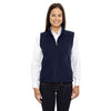 Core 365 Women's Classic Navy Journey Fleece Vest