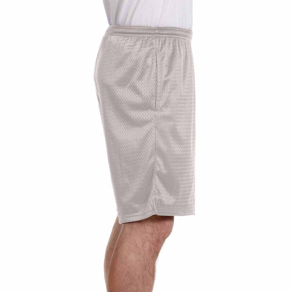 Champion Men's Athletic Grey 3.7-Ounce Mesh Short with Pockets