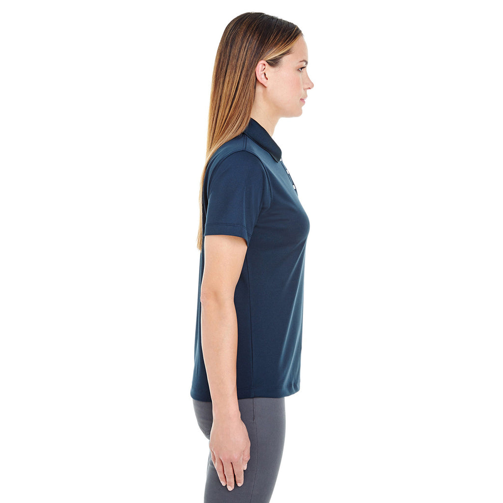 UltraClub Women's Navy Cool & Dry Stain-Release Performance Polo