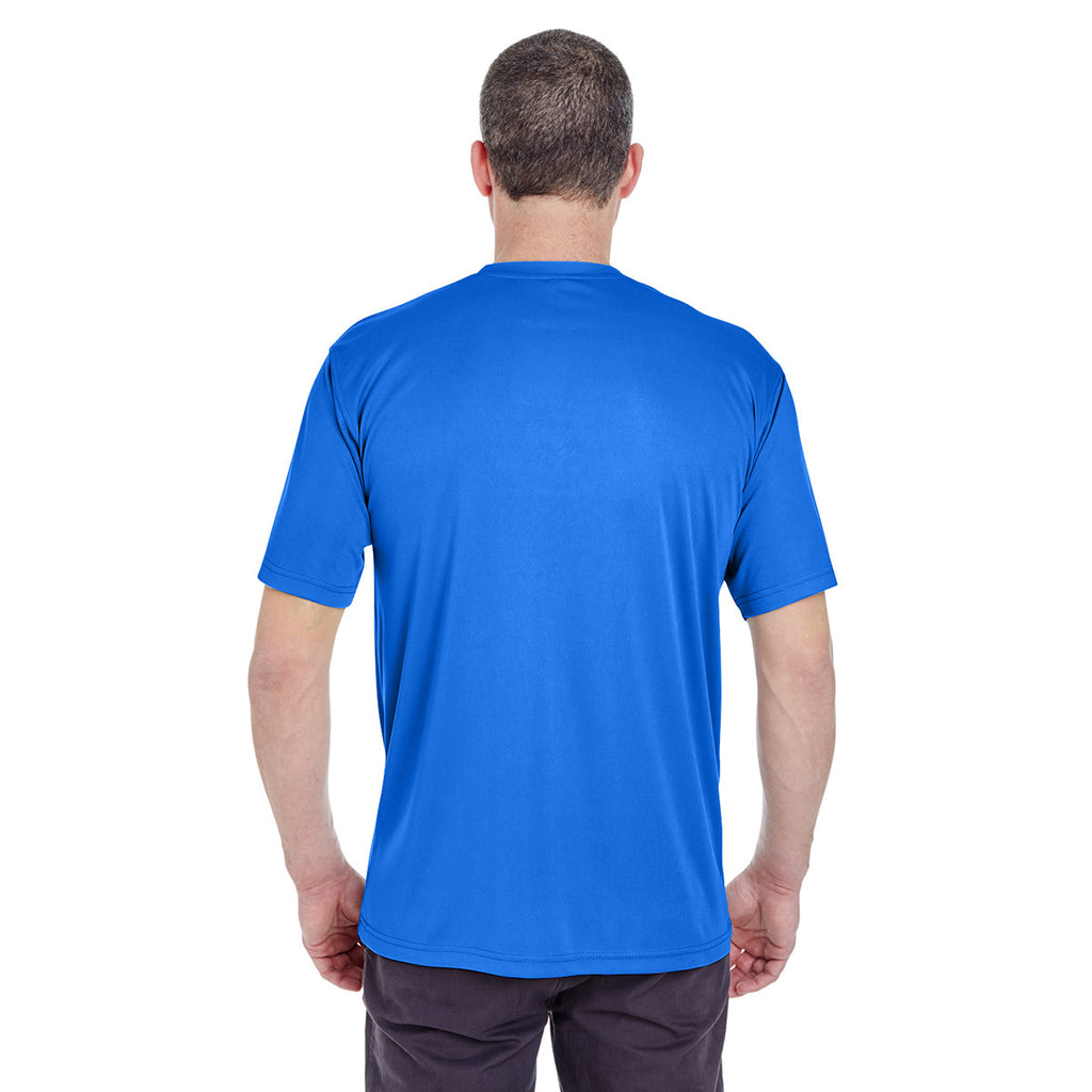 UltraClub Men's Royal Cool & Dry Basic Performance T-Shirt