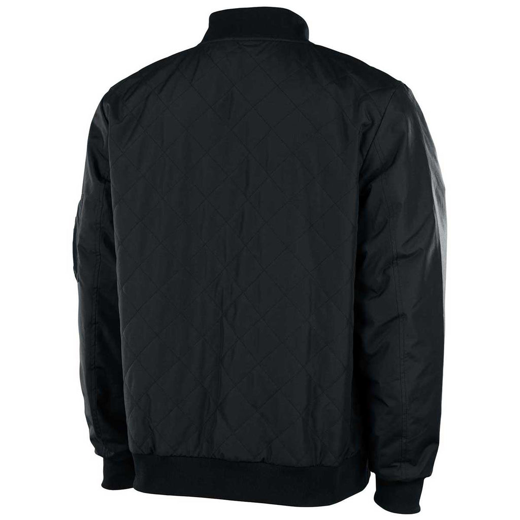 Charles River Men's Black Quilted Boston Flight Jacket