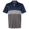 Adidas Men's Collegiate Navy/Grey Three/Grey Five Merch Block Sport Polo