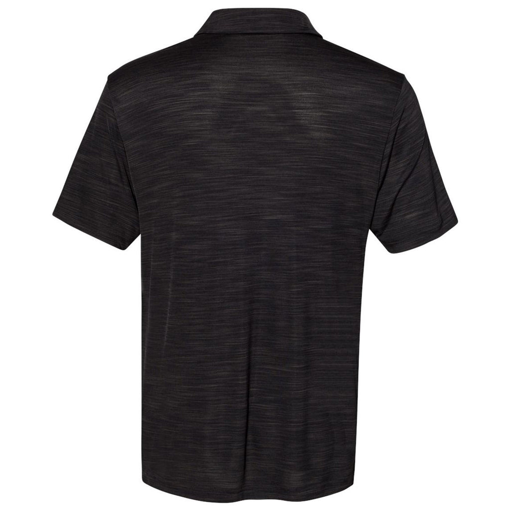 adidas Men's Black Melange Sport Polo