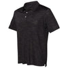 adidas Men's Black Melange Sport Polo