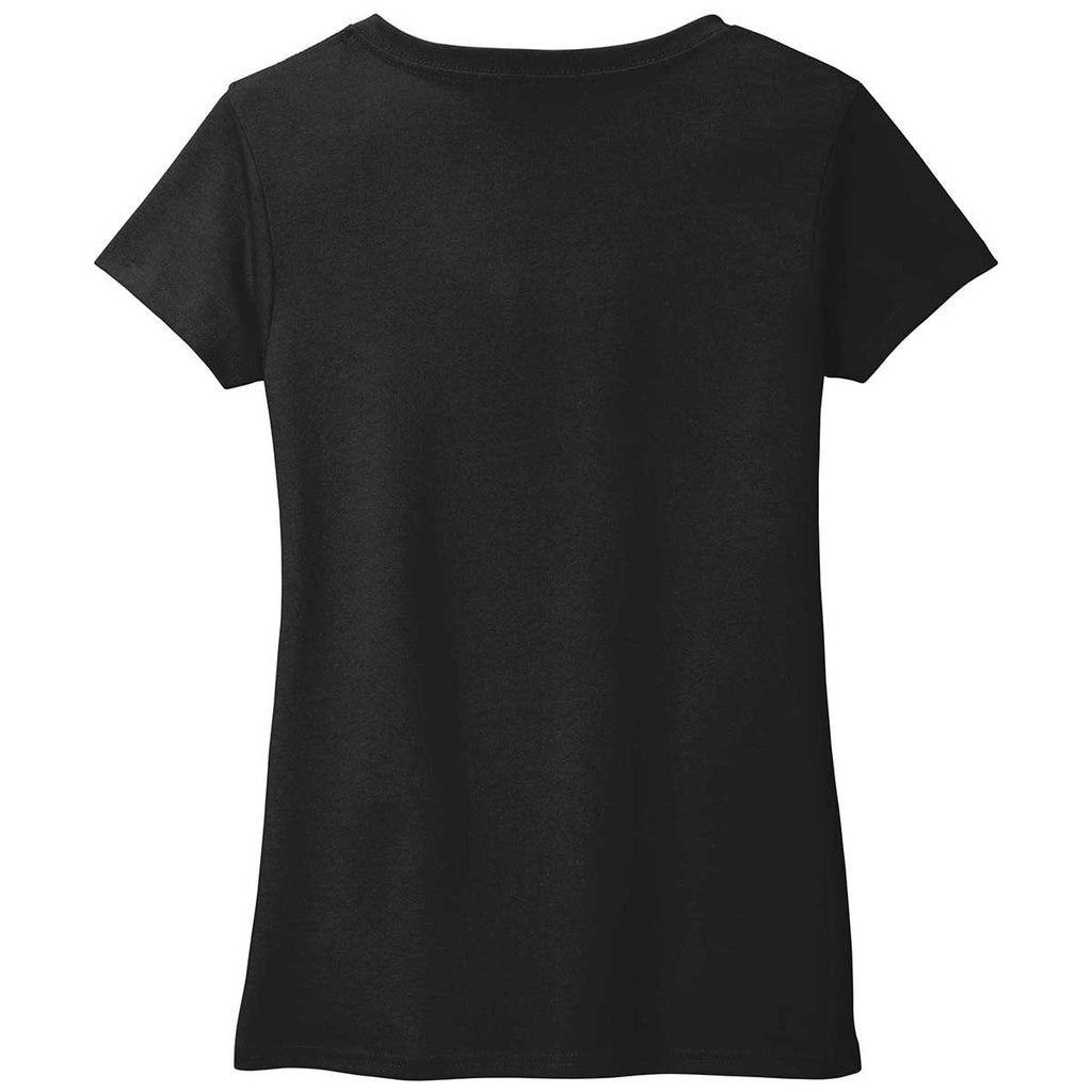 District Women's Black Re-Tee V-Neck