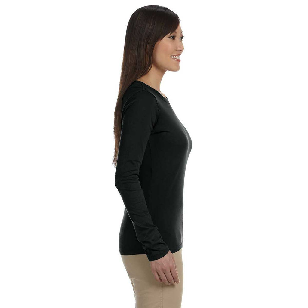 Econscious Women's Black Organic Cotton Classic Long-Sleeve T-Shirt