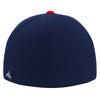 Pacific Headwear Navy/Red Premium A/C2 Performance FlexFit Cap