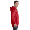 Hanes Men's Deep Red 9.7 oz. Ultimate Cotton 90/10 Full-Zip Hood