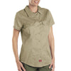 Dickies Women's Khaki 5.25 Oz. Women's Twill Shirt