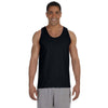 Gildan Men's Black Ultra Cotton 6 oz. Tank