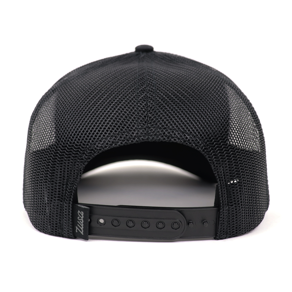 Zusa 3 Day Black/Black Open Road Trucker Cap