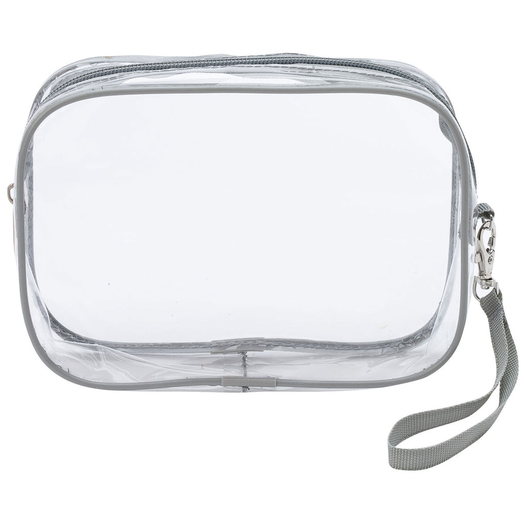 Logomark Clear Cyrus Zippered Pouch