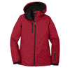 Port Authority Women's Rich Red/Black Vortex Waterproof 3-in-1 Jacket