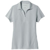 Port Authority Women's Gusty Grey Poly Oxford Pique Polo