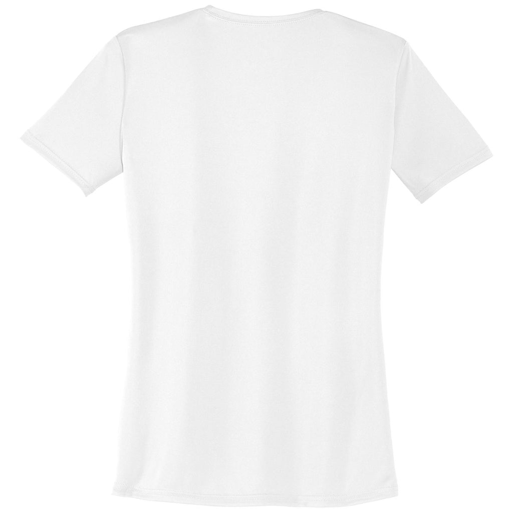 Port & Company Women's White Performance Tee