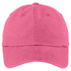 Port Authority Women's Bright Pink Garment Washed Cap