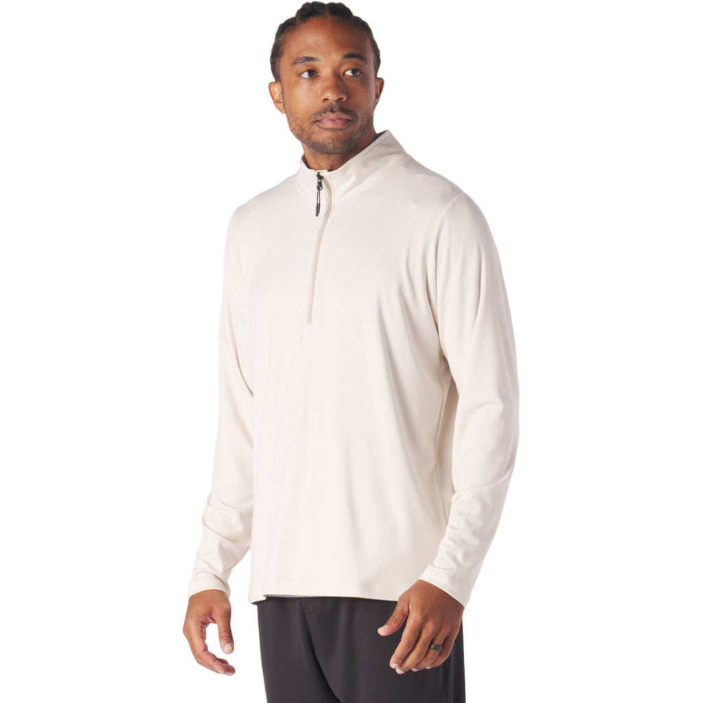Glyder Men's Oatmilk Tahoe 1/4 Zip
