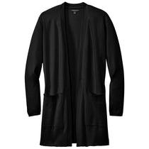 Mercer+Mettle Women's Deep Black Open Front Cardigan Sweater