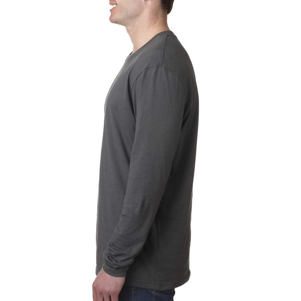 Next Level Men's Heavy Metal Premium Fitted Long-Sleeve Crew Tee